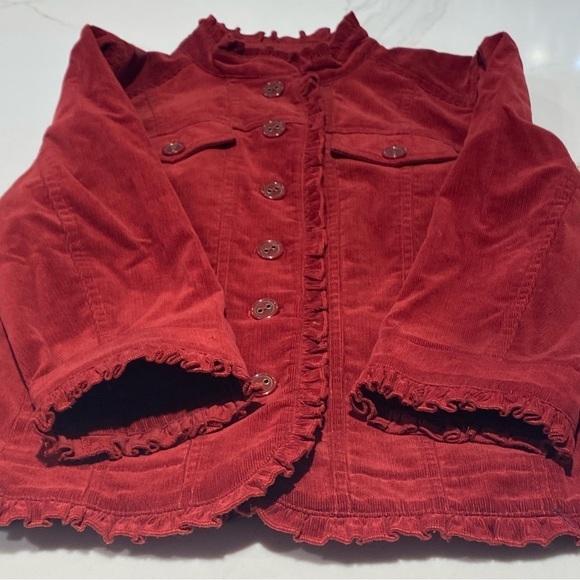 Julie Mitchell‎ Petite Corduroy Jacket Size 6 - Picture 2 of 8